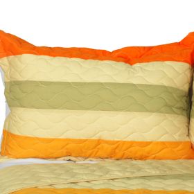 [Secret Angel] 3PC Patchwork Quilt Set (Full/Queen Size)