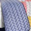 [Joy of Love] 3PC Vermicelli-Quilted Patchwork Quilt Set (Full/Queen Size)