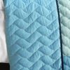 [Shipshape] Vermicelli-Quilted Patchwork Plaid Quilt Set Full/Queen