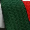 [Funny Magic Cube] 3PC Vermicelli-Quilted Patchwork Quilt Set (Full/Queen Size)