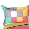 [Wonderland] 3PC Vermicelli - Quilted Patchwork Quilt Set (Full/Queen Size)